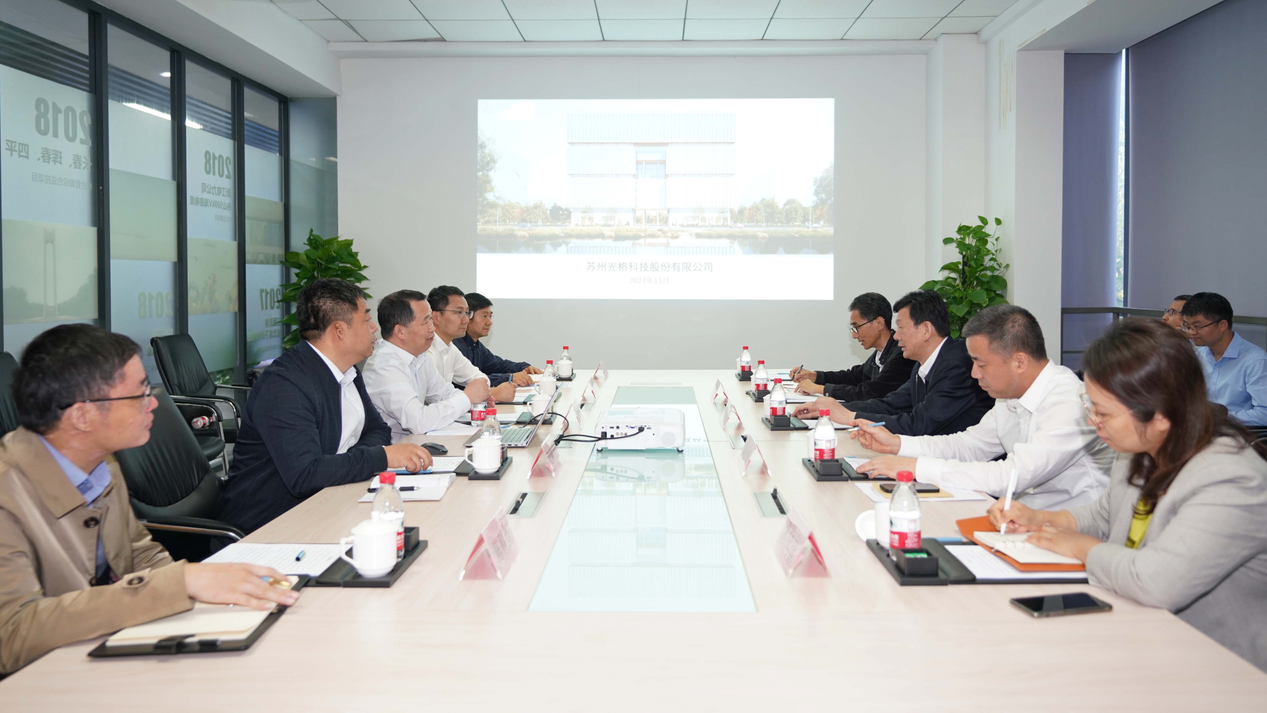 苏州市委常委、园区党工委书记沈觅一行走访调研2939威尼斯科技